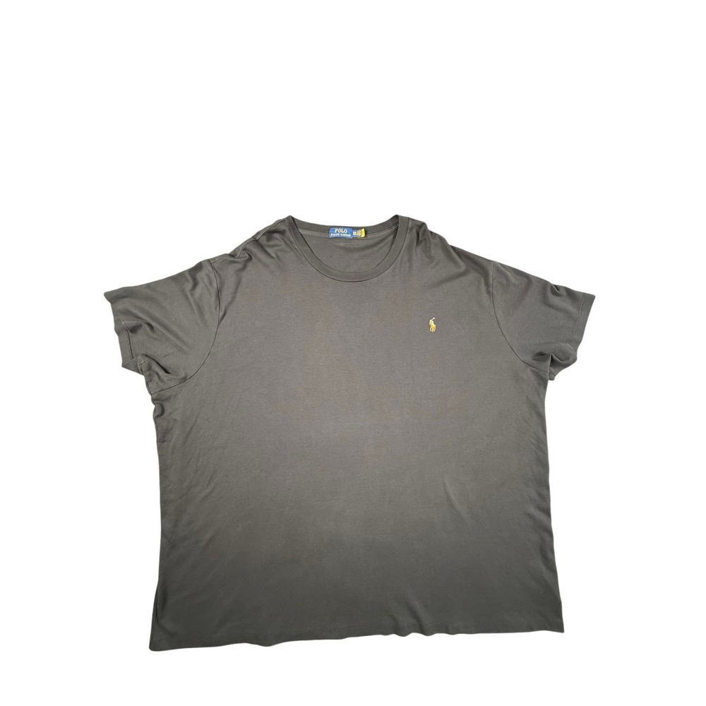 Polo Ralph Lauren T-Shirt Mens 5XB Gray Excellent Short Sleeve Pony Logo